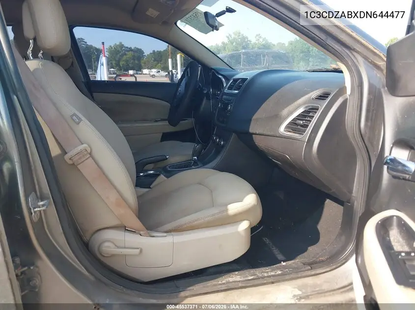 2013 Dodge Avenger Se VIN: 1C3CDZABXDN644477 Lot: 45537371