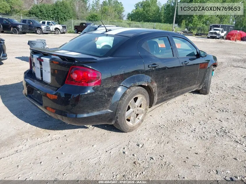 2013 Dodge Avenger Se V6 VIN: 1C3CDZAGXDN769653 Lot: 45543457