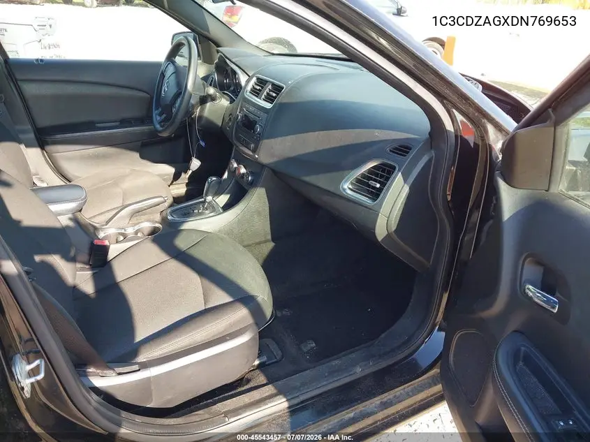 2013 Dodge Avenger Se V6 VIN: 1C3CDZAGXDN769653 Lot: 45543457
