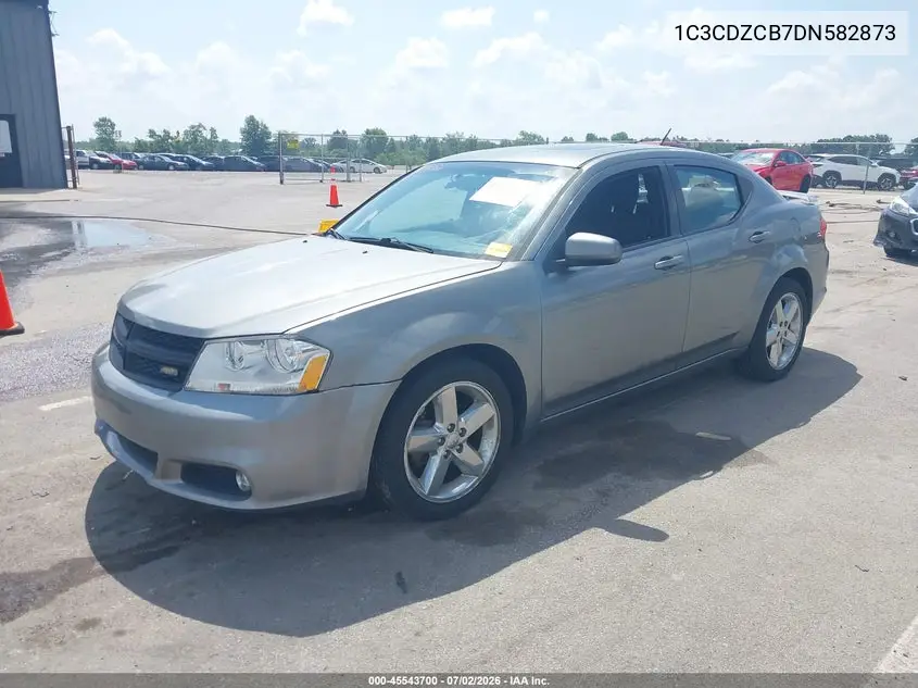 2013 Dodge Avenger Sxt VIN: 1C3CDZCB7DN582873 Lot: 45543700