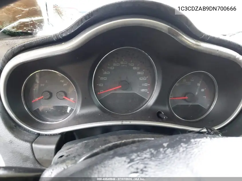 2013 Dodge Avenger Se VIN: 1C3CDZAB9DN700666 Lot: 45549946