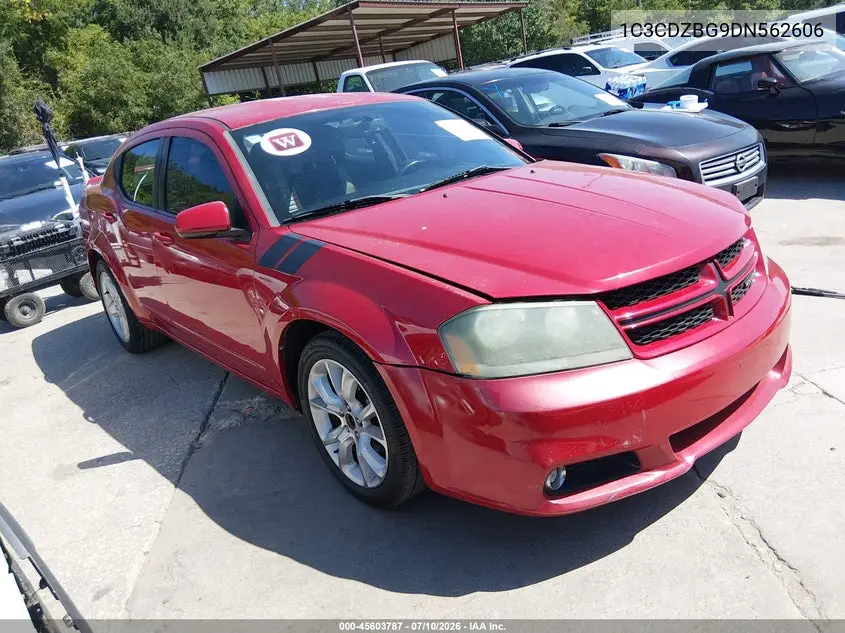 2013 Dodge Avenger R/T VIN: 1C3CDZBG9DN562606 Lot: 45603787