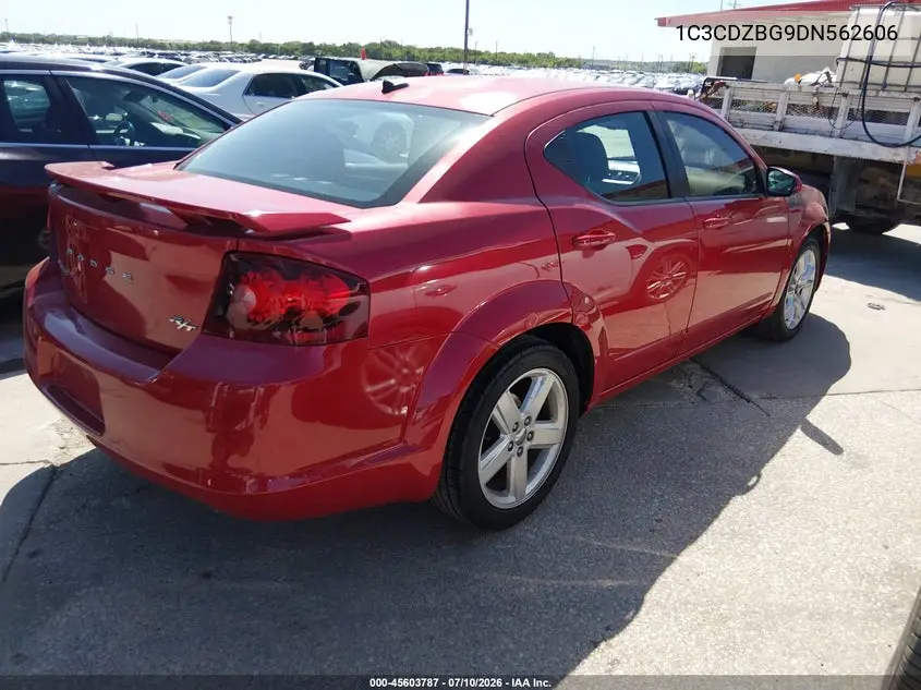 2013 Dodge Avenger R/T VIN: 1C3CDZBG9DN562606 Lot: 45603787