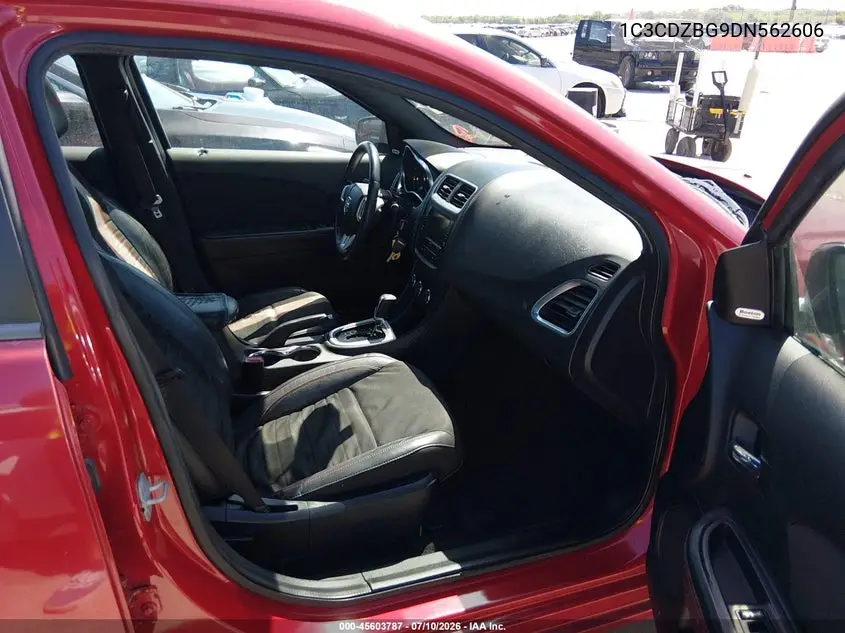 2013 Dodge Avenger R/T VIN: 1C3CDZBG9DN562606 Lot: 45603787
