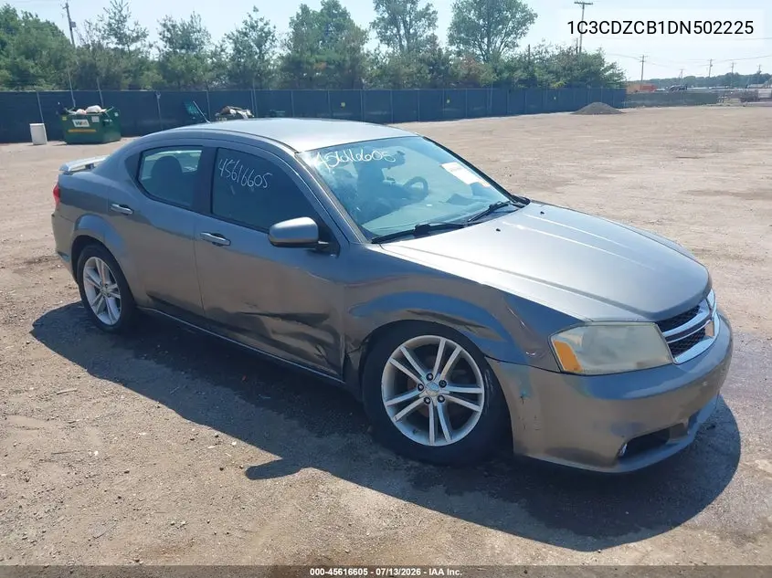2013 Dodge Avenger Sxt VIN: 1C3CDZCB1DN502225 Lot: 45616605