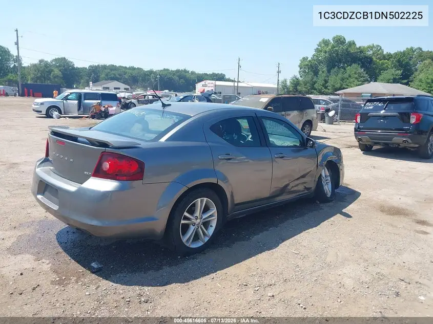 2013 Dodge Avenger Sxt VIN: 1C3CDZCB1DN502225 Lot: 45616605