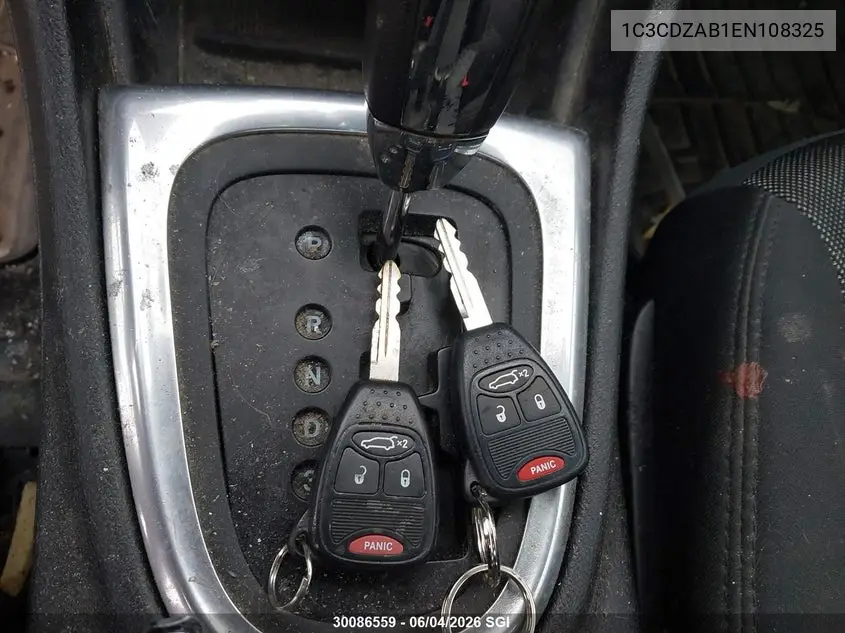 2014 Dodge Avenger Se VIN: 1C3CDZAB1EN108325 Lot: 30086559
