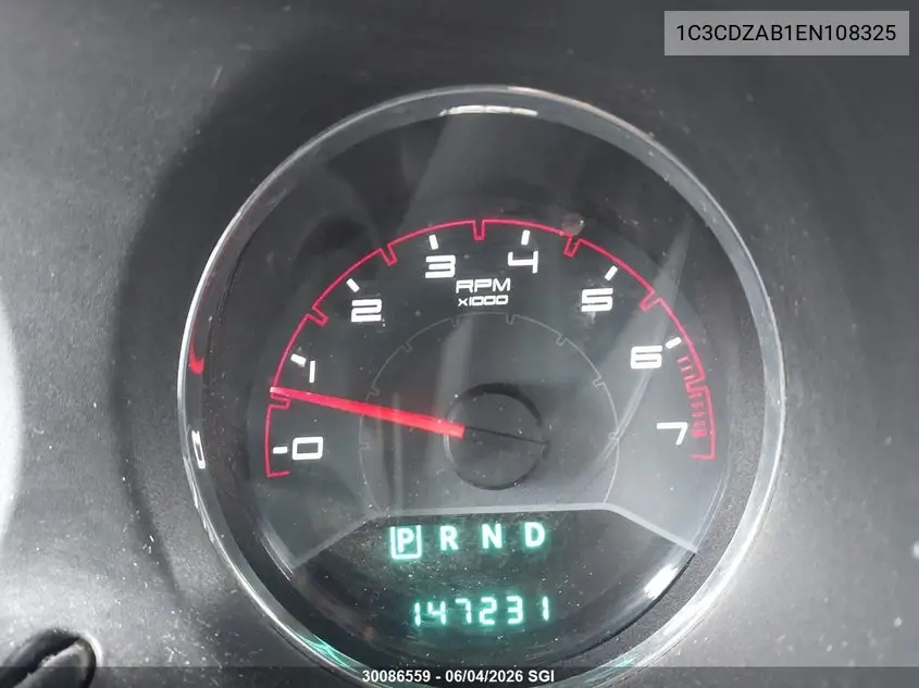 2014 Dodge Avenger Se VIN: 1C3CDZAB1EN108325 Lot: 30086559