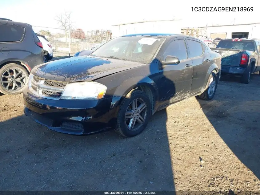 1C3CDZAG9EN218969 2014 Dodge Avenger Se