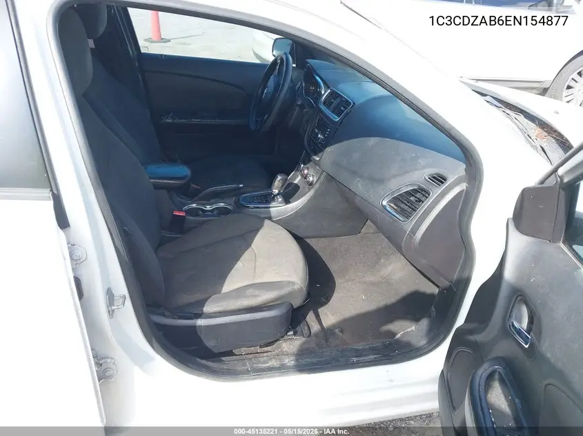 2014 Dodge Avenger Se VIN: 1C3CDZAB6EN154877 Lot: 45135221