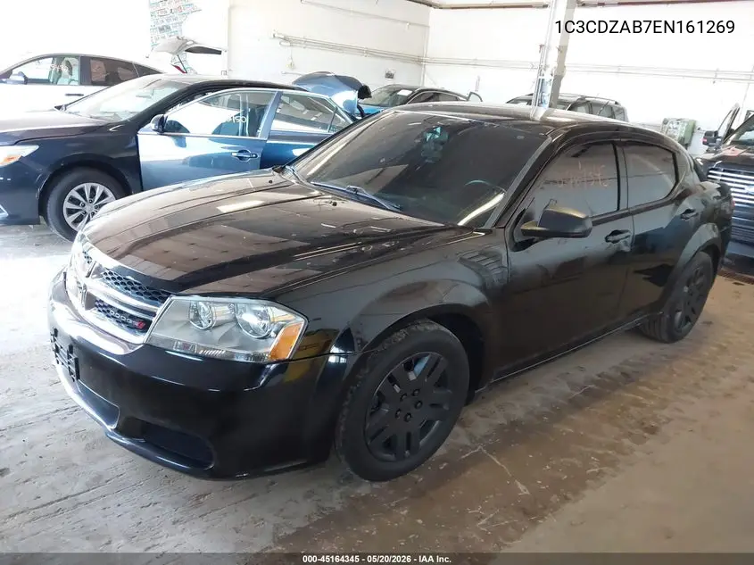 2014 Dodge Avenger Se VIN: 1C3CDZAB7EN161269 Lot: 45164345
