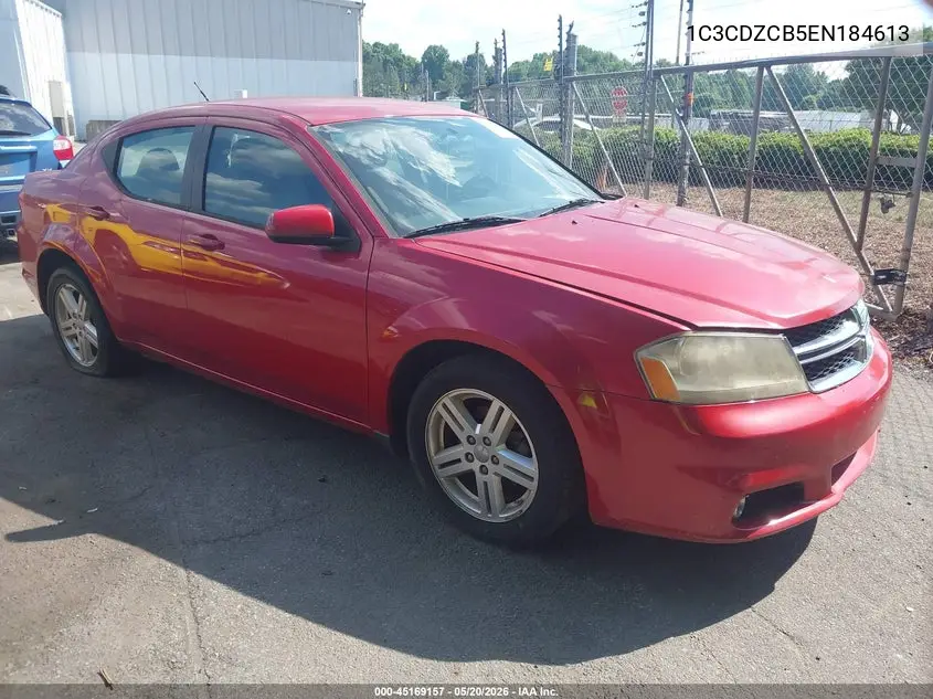 2014 Dodge Avenger Sxt VIN: 1C3CDZCB5EN184613 Lot: 45169157
