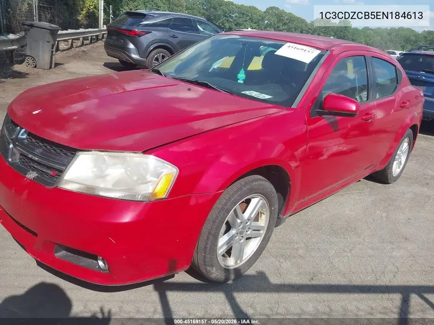 2014 Dodge Avenger Sxt VIN: 1C3CDZCB5EN184613 Lot: 45169157