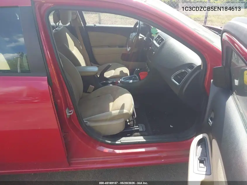 2014 Dodge Avenger Sxt VIN: 1C3CDZCB5EN184613 Lot: 45169157