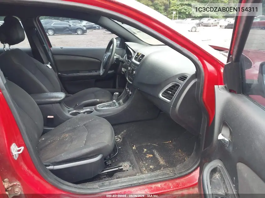 2014 Dodge Avenger Se VIN: 1C3CDZAB0EN154311 Lot: 45196986