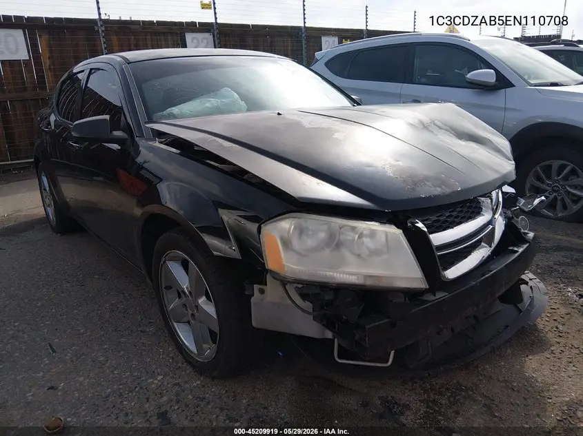 2014 Dodge Avenger Se VIN: 1C3CDZAB5EN110708 Lot: 45209919