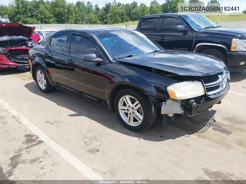 2014 Dodge Avenger Se VIN: 1C3CDZAG5EN182441 Lot: 45264817