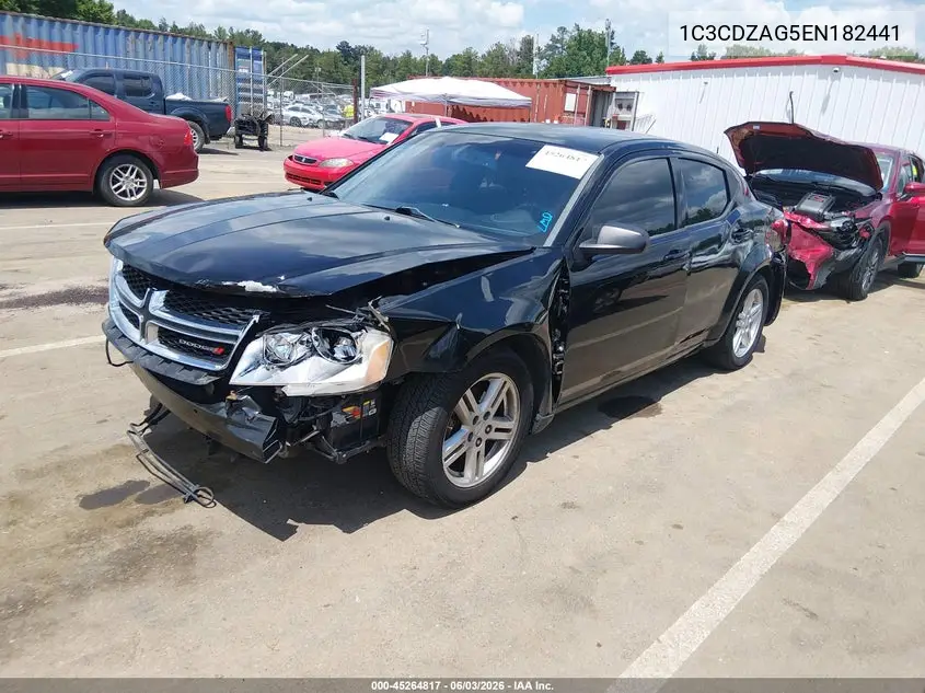 2014 Dodge Avenger Se VIN: 1C3CDZAG5EN182441 Lot: 45264817