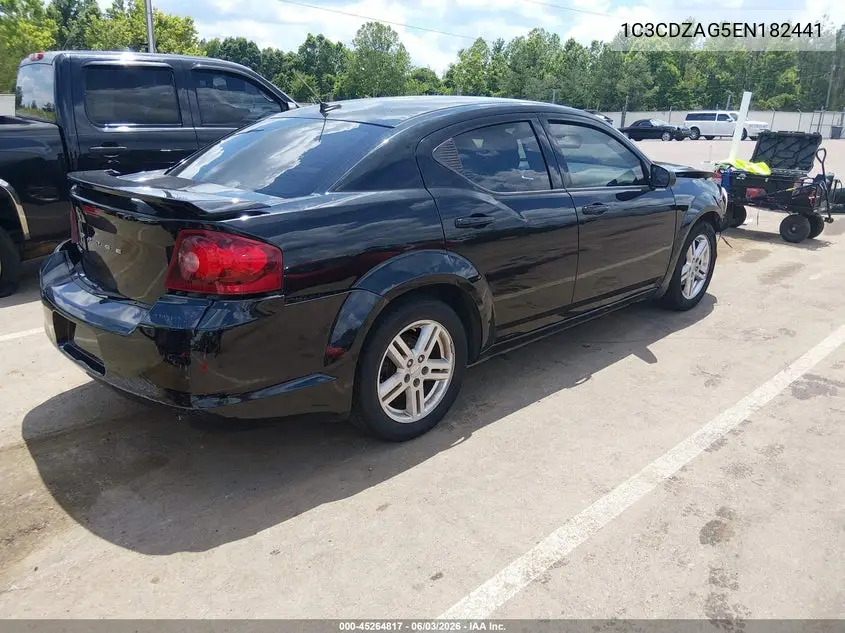 2014 Dodge Avenger Se VIN: 1C3CDZAG5EN182441 Lot: 45264817