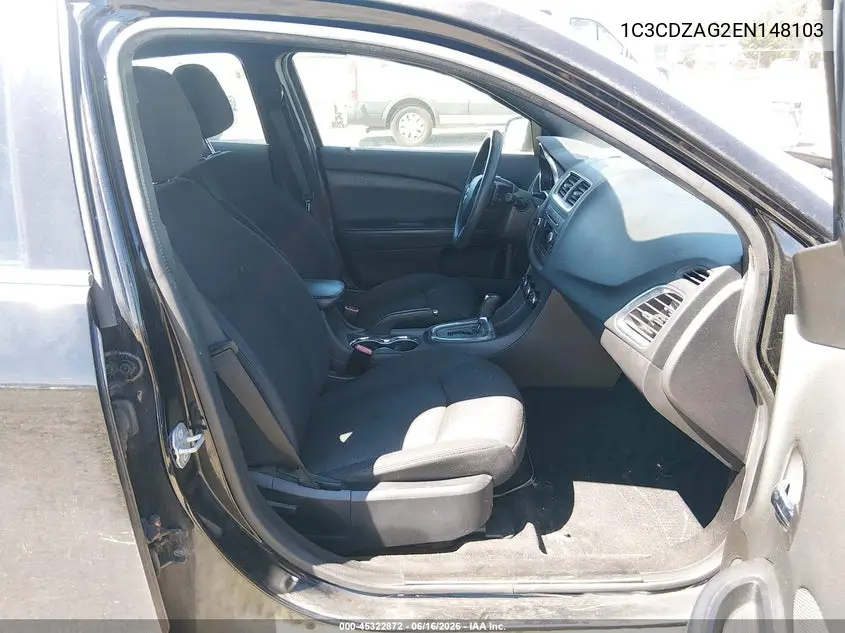 2014 Dodge Avenger Se VIN: 1C3CDZAG2EN148103 Lot: 45322872