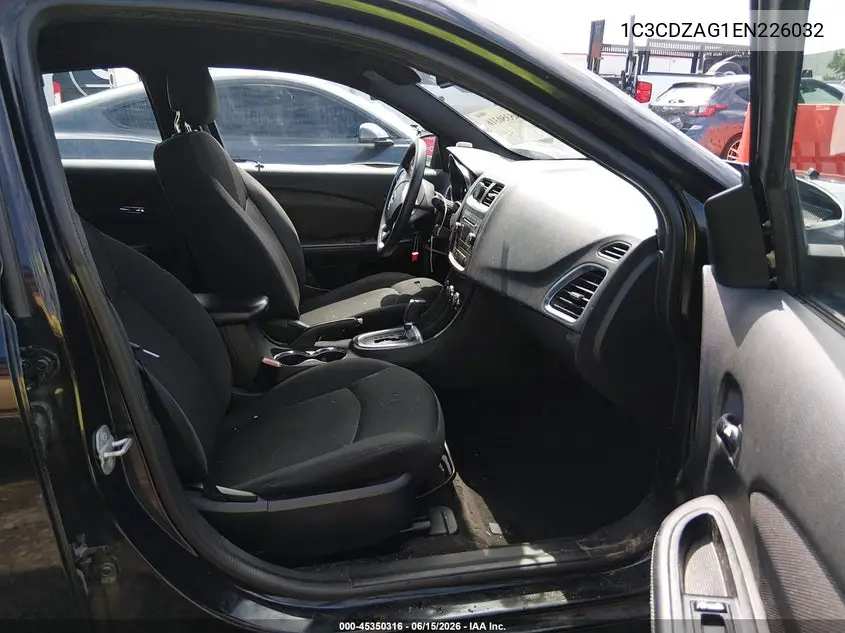 2014 Dodge Avenger Se VIN: 1C3CDZAG1EN226032 Lot: 45350316