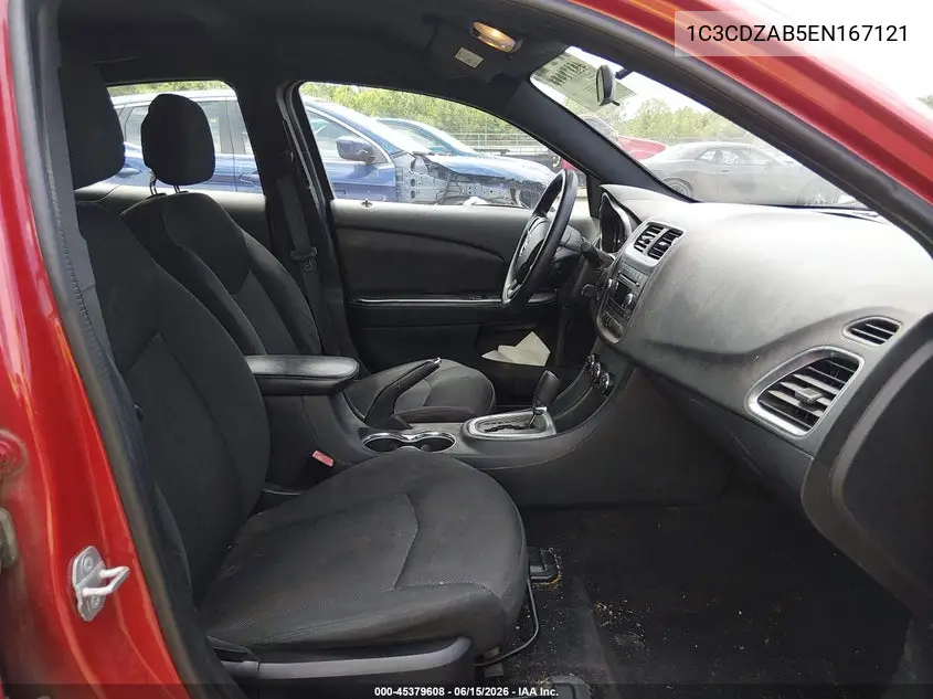 2014 Dodge Avenger Se VIN: 1C3CDZAB5EN167121 Lot: 45379608