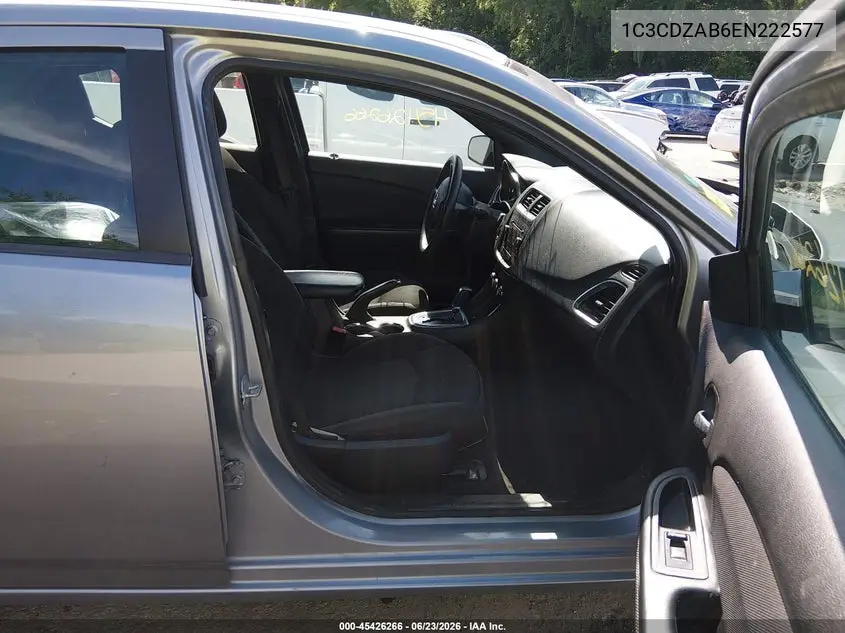 2014 Dodge Avenger Se VIN: 1C3CDZAB6EN222577 Lot: 45426266