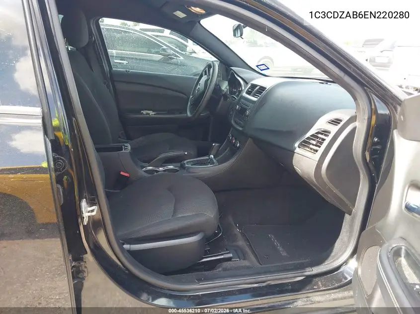 2014 Dodge Avenger Se VIN: 1C3CDZAB6EN220280 Lot: 45536210