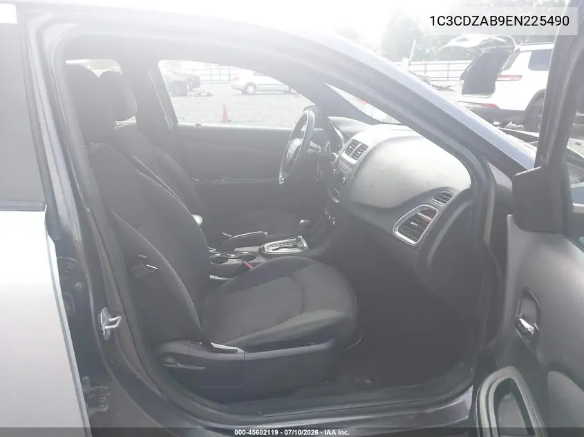 2014 Dodge Avenger Se VIN: 1C3CDZAB9EN225490 Lot: 45602119