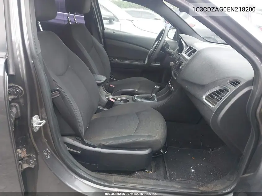 2014 Dodge Avenger Se VIN: 1C3CDZAG0EN218200 Lot: 45626466