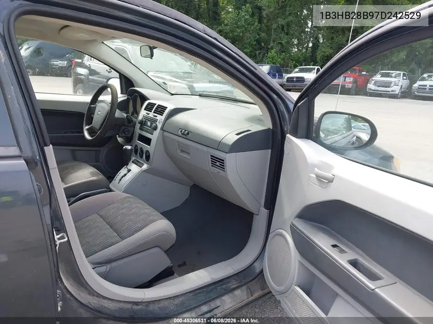 2007 Dodge Caliber VIN: 1B3HB28B97D242529 Lot: 45306531