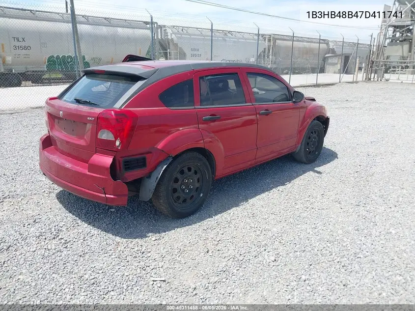 2007 Dodge Caliber Sxt VIN: 1B3HB48B47D411741 Lot: 45311458