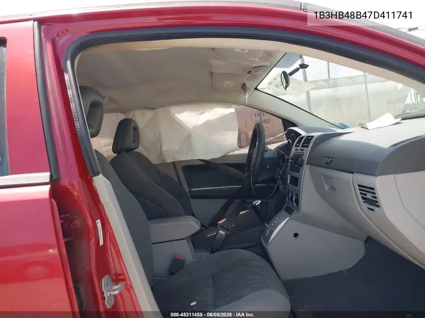 2007 Dodge Caliber Sxt VIN: 1B3HB48B47D411741 Lot: 45311458
