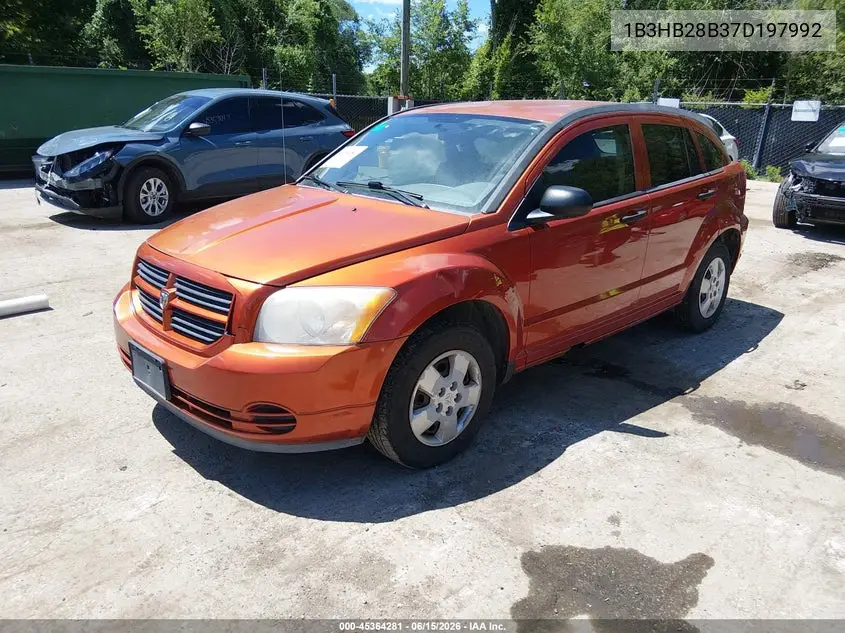 2007 Dodge Caliber VIN: 1B3HB28B37D197992 Lot: 45364281