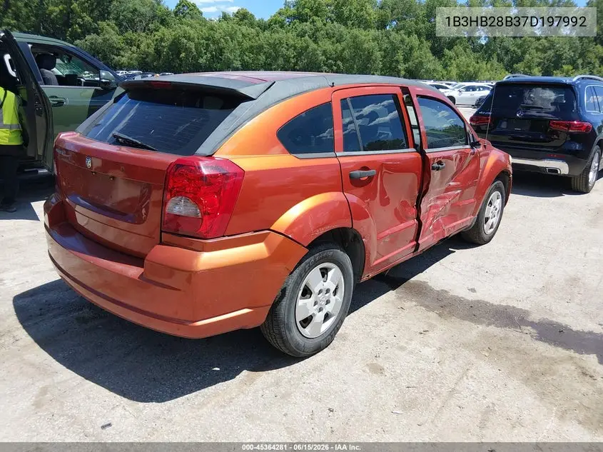 2007 Dodge Caliber VIN: 1B3HB28B37D197992 Lot: 45364281