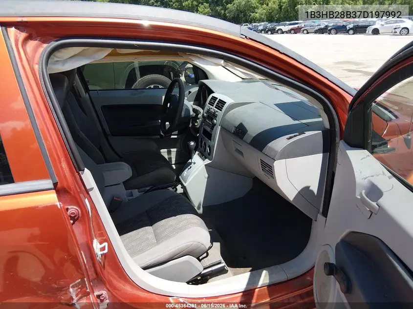 2007 Dodge Caliber VIN: 1B3HB28B37D197992 Lot: 45364281