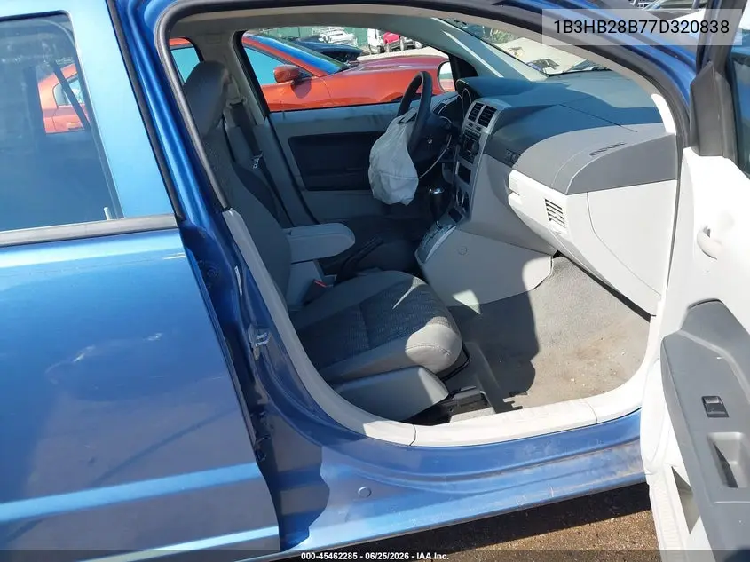 2007 Dodge Caliber VIN: 1B3HB28B77D320838 Lot: 45462285