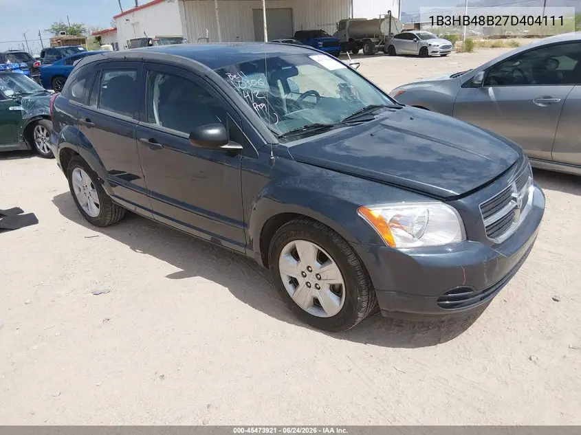 2007 Dodge Caliber Sxt VIN: 1B3HB48B27D404111 Lot: 45473921