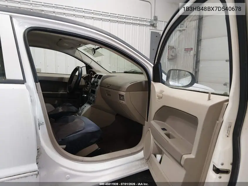 2007 Dodge Caliber Sxt VIN: 1B3HB48BX7D540678 Lot: 45511939