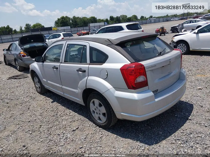 2007 Dodge Caliber VIN: 1B3HB28B17D533249 Lot: 45536907