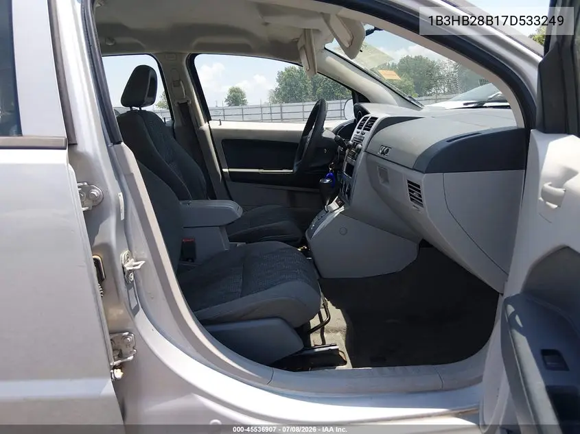 2007 Dodge Caliber VIN: 1B3HB28B17D533249 Lot: 45536907