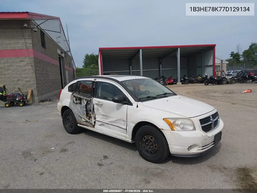 2007 Dodge Caliber R/T VIN: 1B3HE78K77D129134 Lot: 45556487