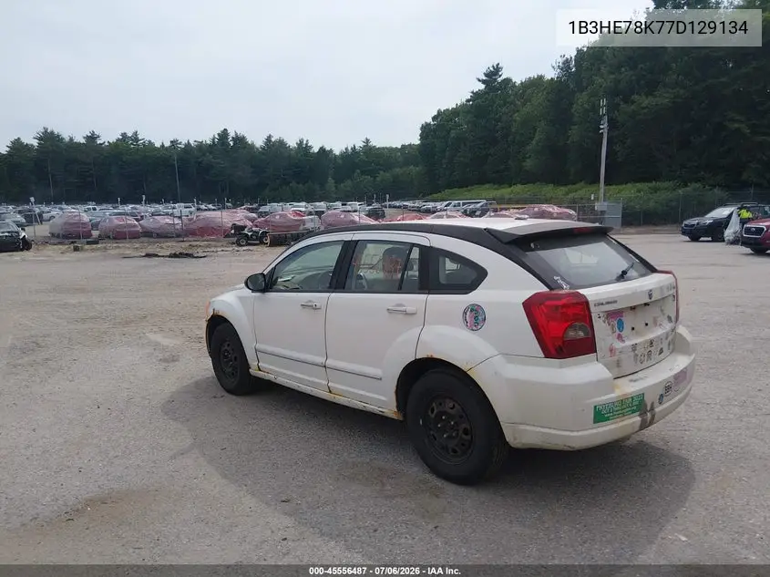2007 Dodge Caliber R/T VIN: 1B3HE78K77D129134 Lot: 45556487