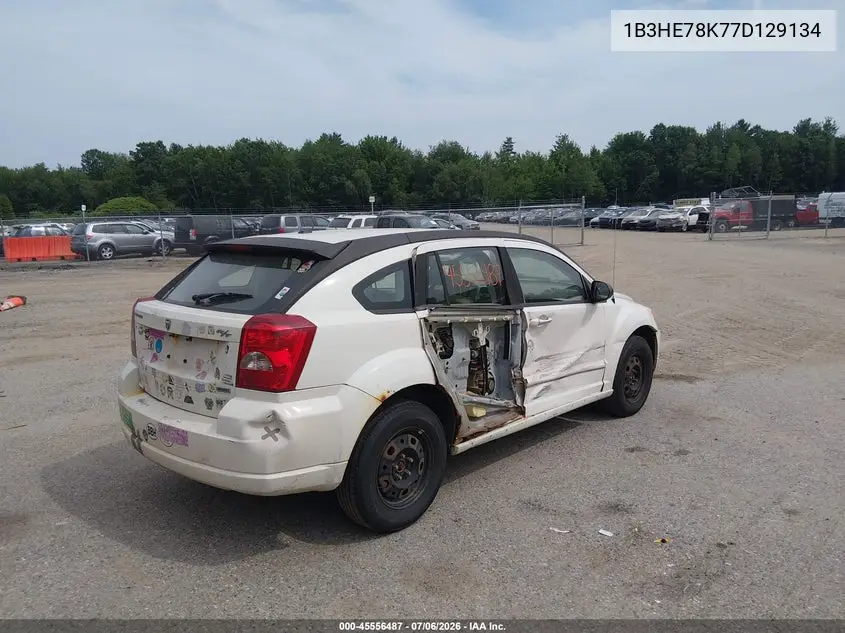2007 Dodge Caliber R/T VIN: 1B3HE78K77D129134 Lot: 45556487