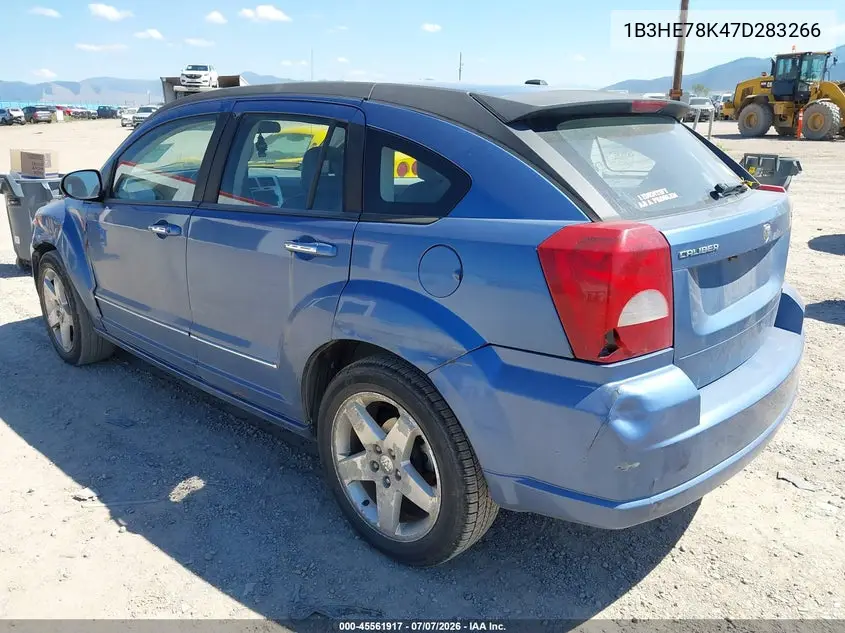 2007 Dodge Caliber R/T VIN: 1B3HE78K47D283266 Lot: 45561917