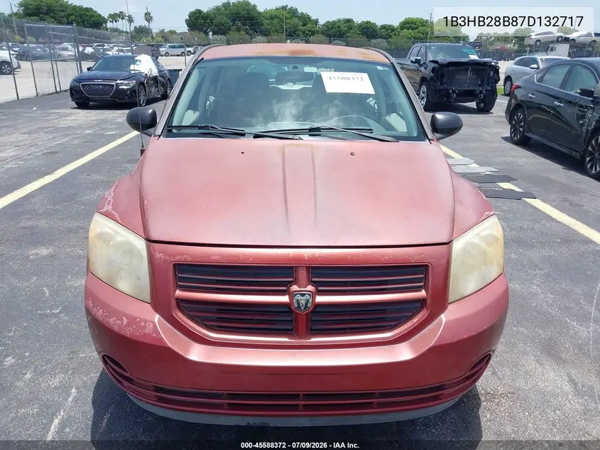 2007 Dodge Caliber VIN: 1B3HB28B87D132717 Lot: 45588372