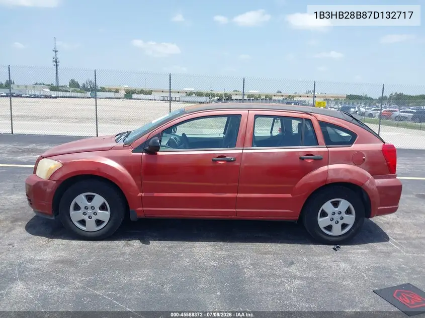 2007 Dodge Caliber VIN: 1B3HB28B87D132717 Lot: 45588372
