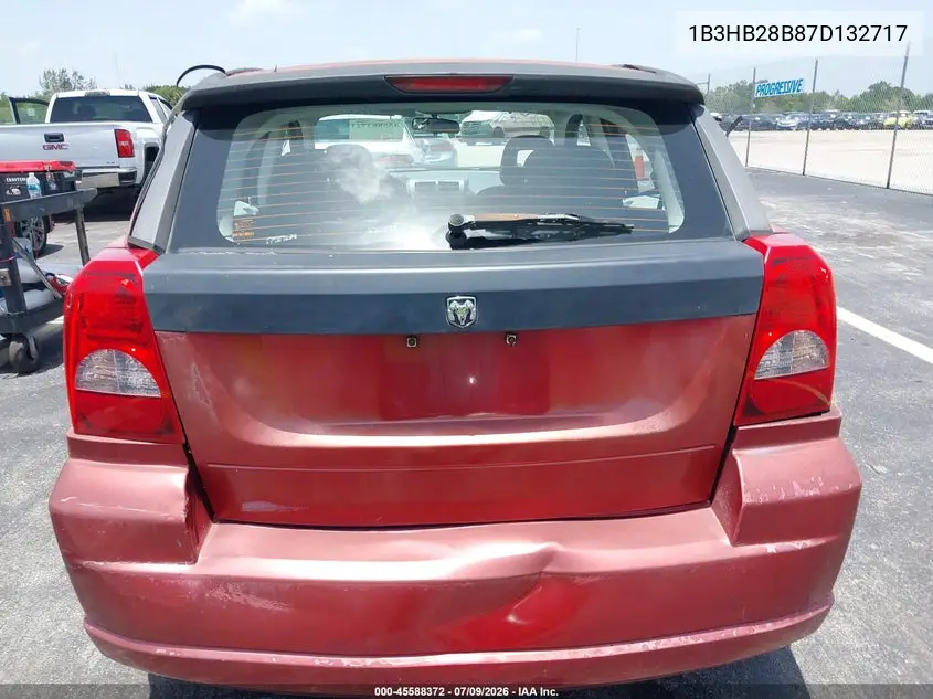 2007 Dodge Caliber VIN: 1B3HB28B87D132717 Lot: 45588372