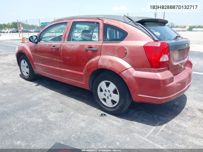 2007 Dodge Caliber VIN: 1B3HB28B87D132717 Lot: 45588372
