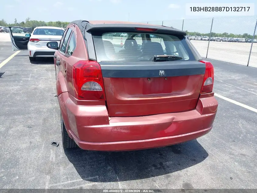 2007 Dodge Caliber VIN: 1B3HB28B87D132717 Lot: 45588372